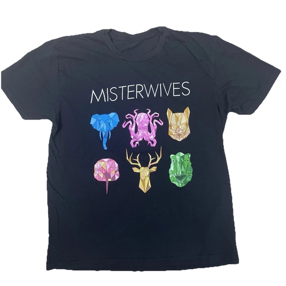 MisterWives Band Tee Tour Shirt Adult Music Indie Alt Rock Merch Connect Dot LG